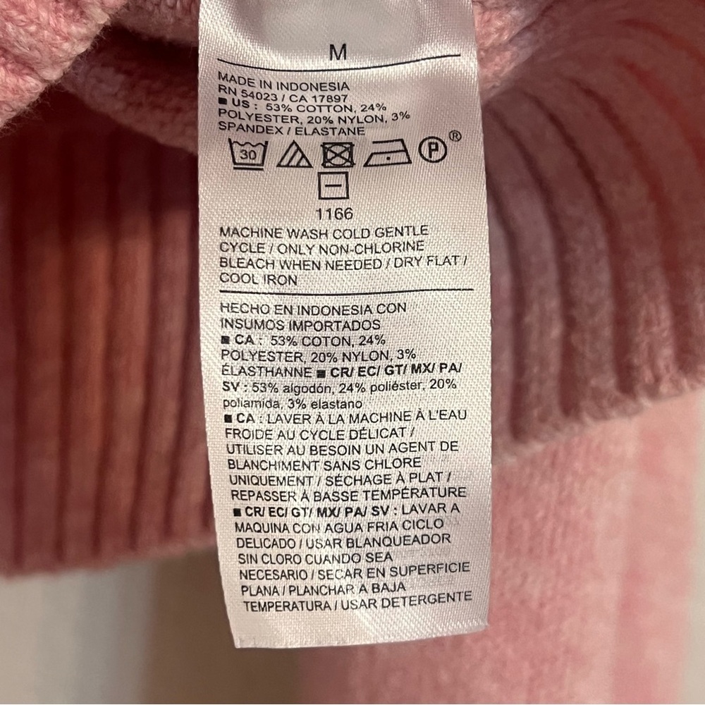 Adore Pink Sweater old navy girly chic boxy pullover soft girl aesthetic - Picture 9 of 9